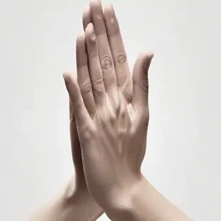 praying hands transparent background