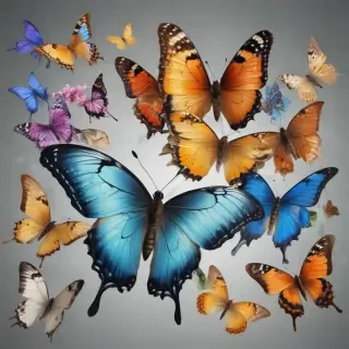 butterflies png transparent