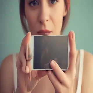holding a phone