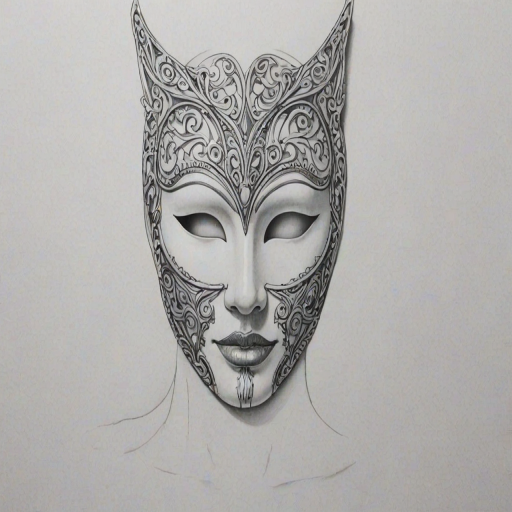 mask drawing