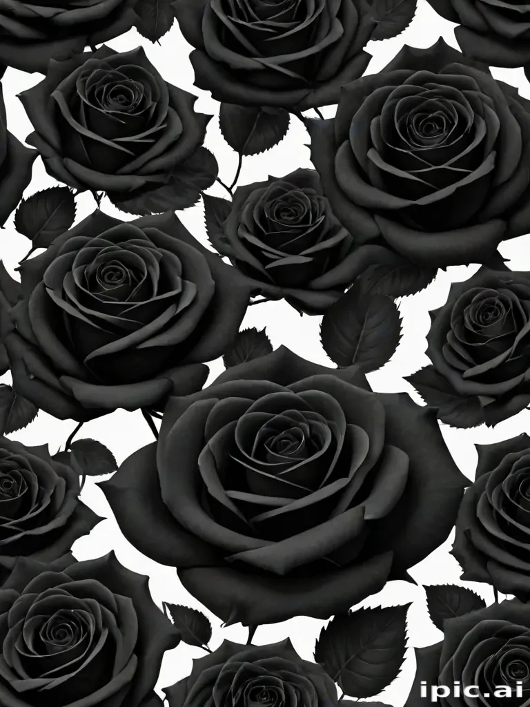 black roses background