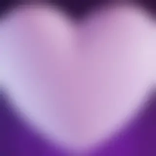 purple aesthetic heart