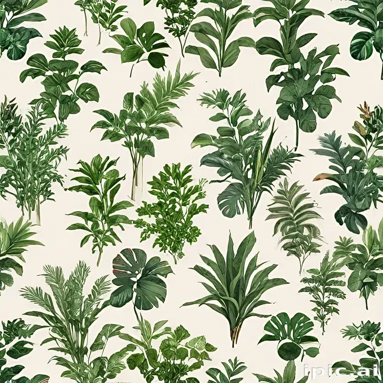 plants no background