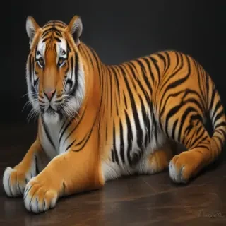 tiger transparent