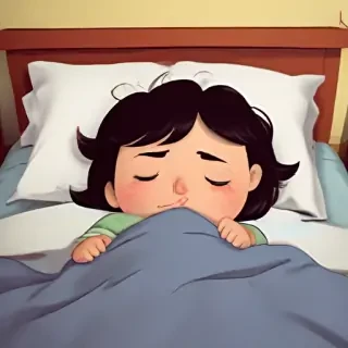 sleeping in cartoons