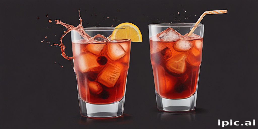 Refreshing Summer Drinks Iced Beverages With Citrus And Berry Garnishes