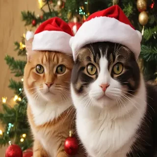 xmas cats images