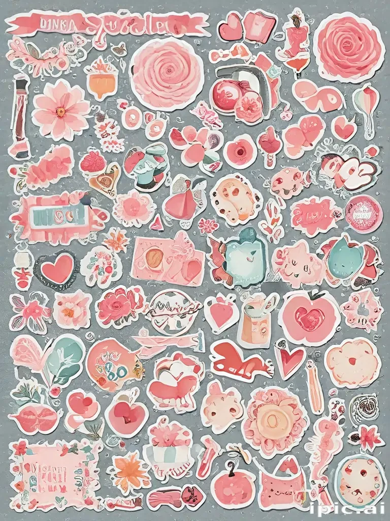scrapbook stickers png