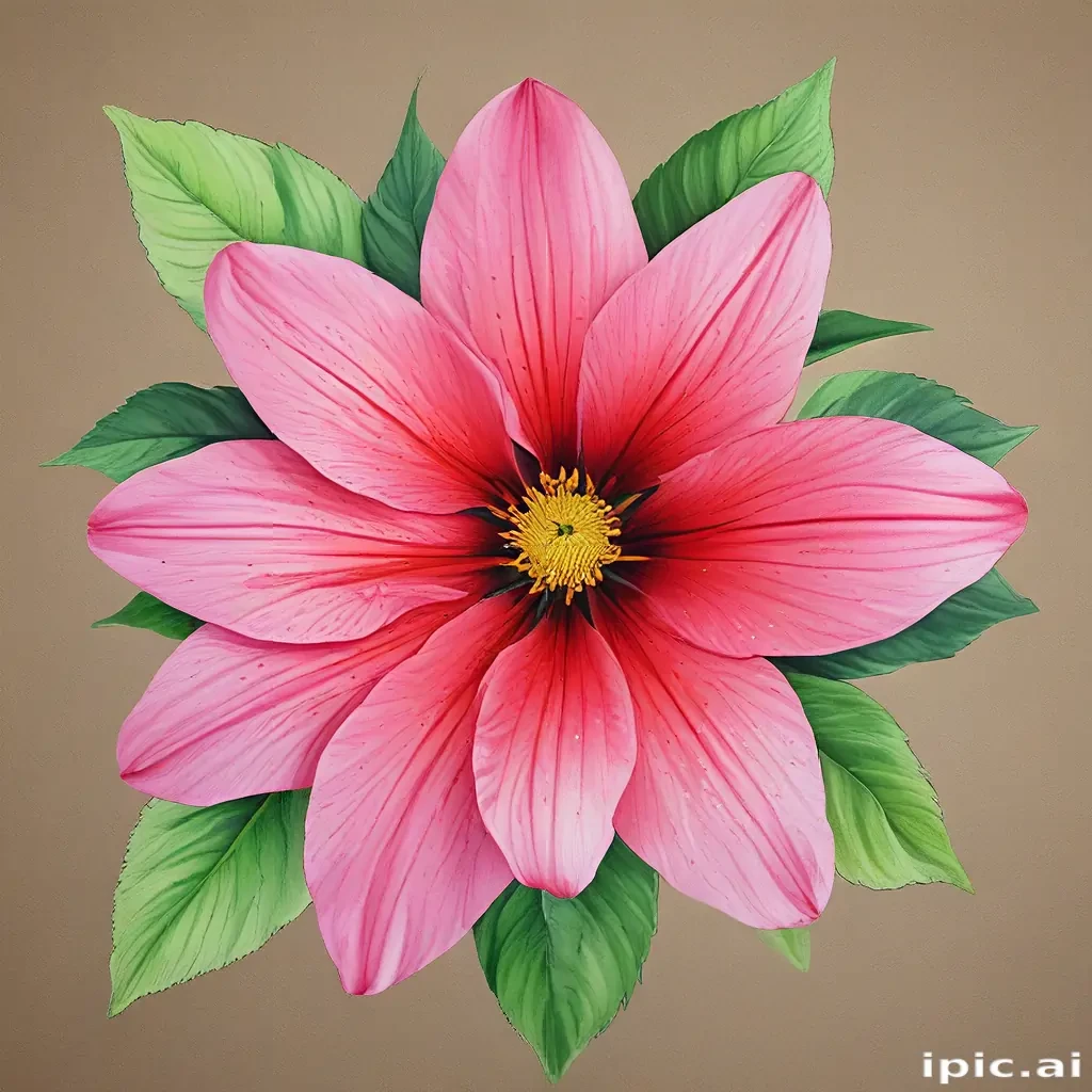 flower color drawings