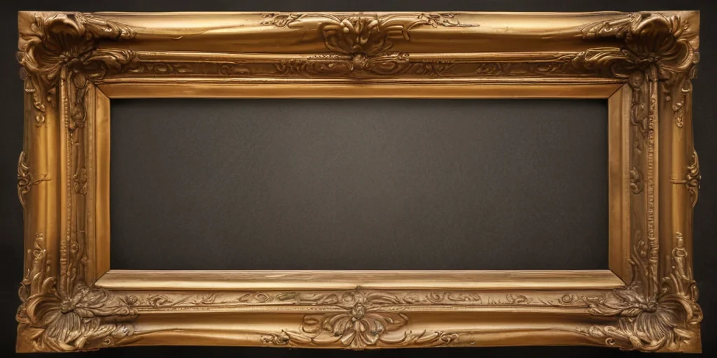 fancy gold frame