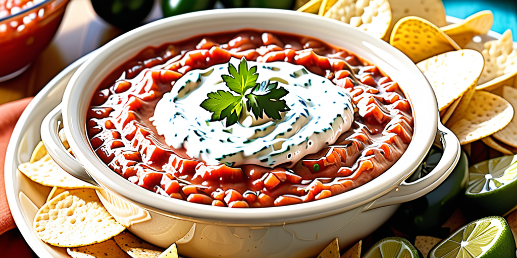 salsa and cream cheese dip