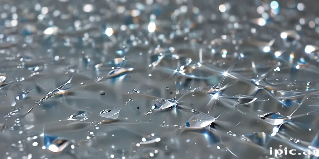 sparkling transparent