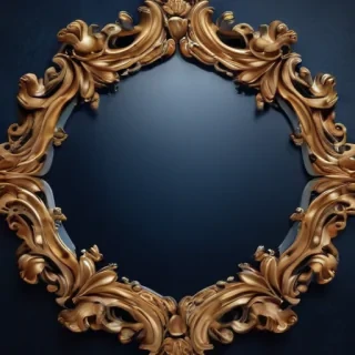 navy background