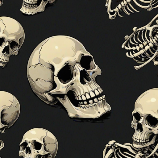 skeleton wallpaper