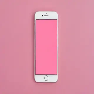 iphone pink background
