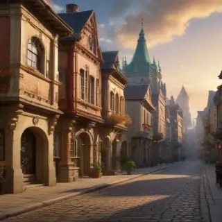 town background