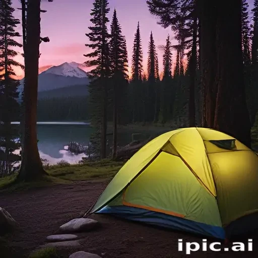 camping background pic