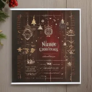 christmas card template psd