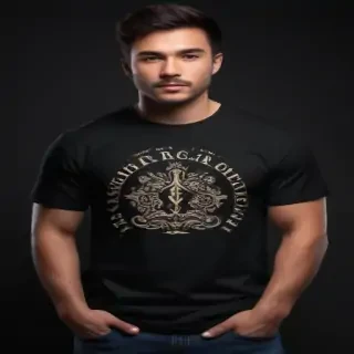 black tee png