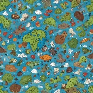 cartoon picture of planet earth