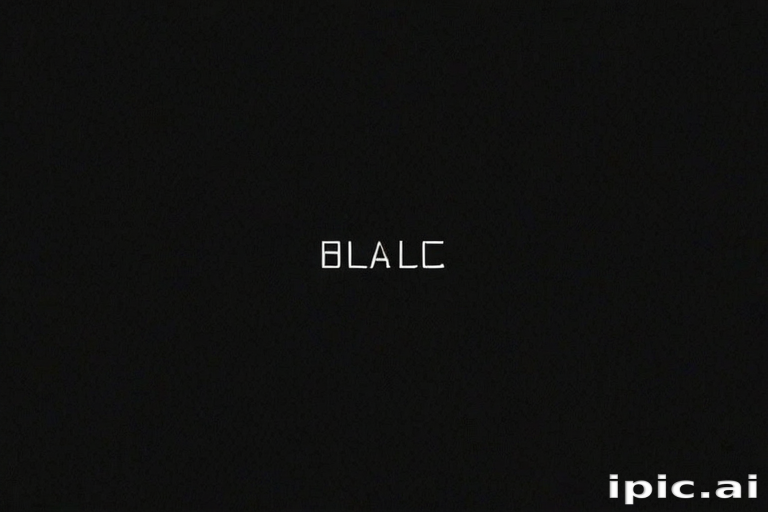 black bg aesthetic