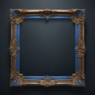 blue frame png