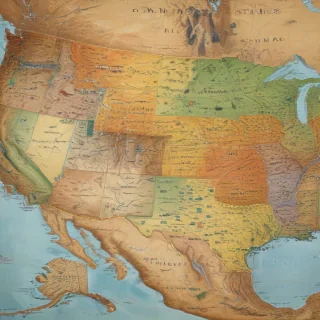 map of united states of america