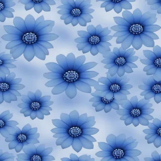 blue flower wallpaper