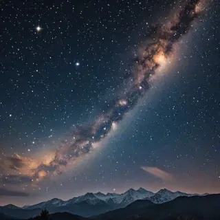 starry background aesthetic