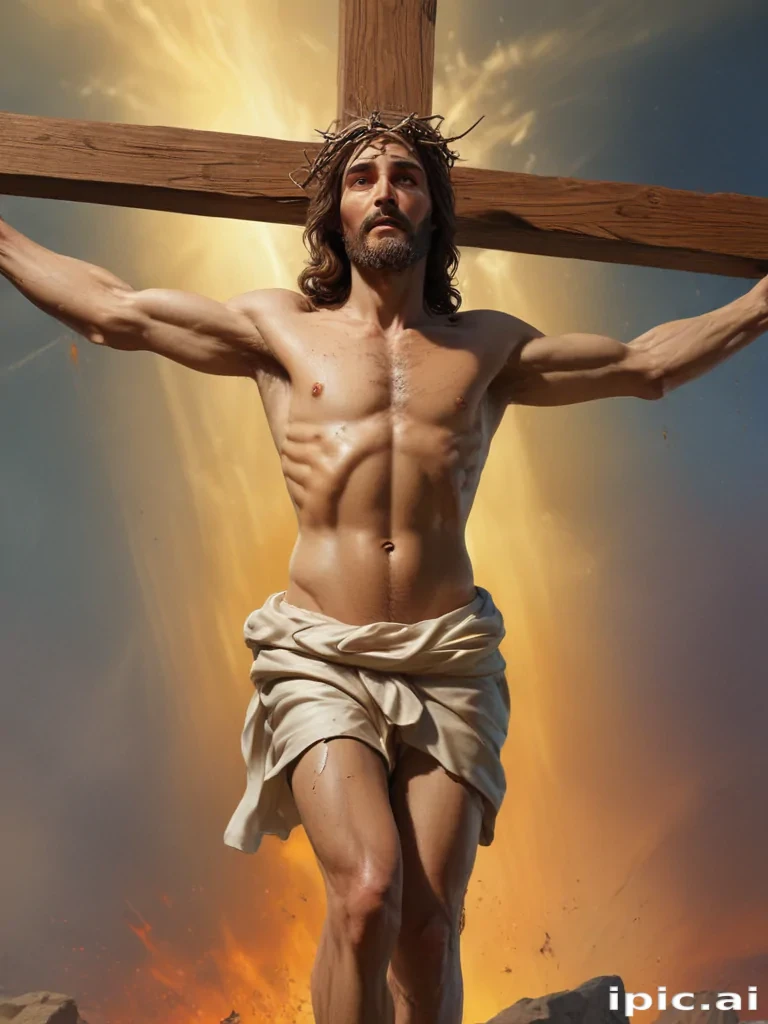 image of jesus on the cross