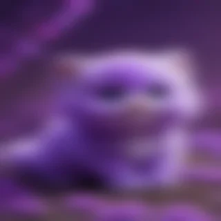 purple cute wallpaper