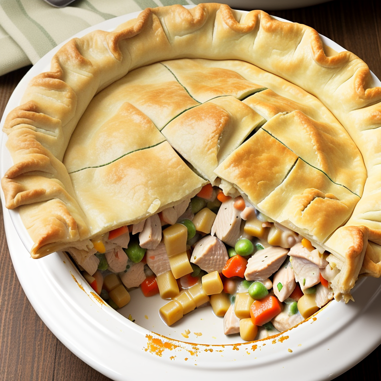 what goes good with chicken pot pie
