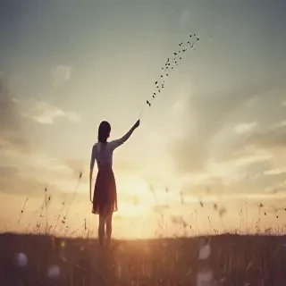 letting go images