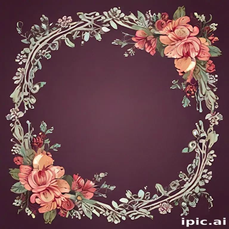 clipart floral border