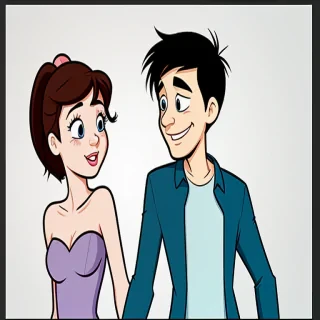 cartoon couple images