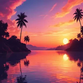 cute sunset backgrounds