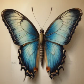 drawing of a butterfly