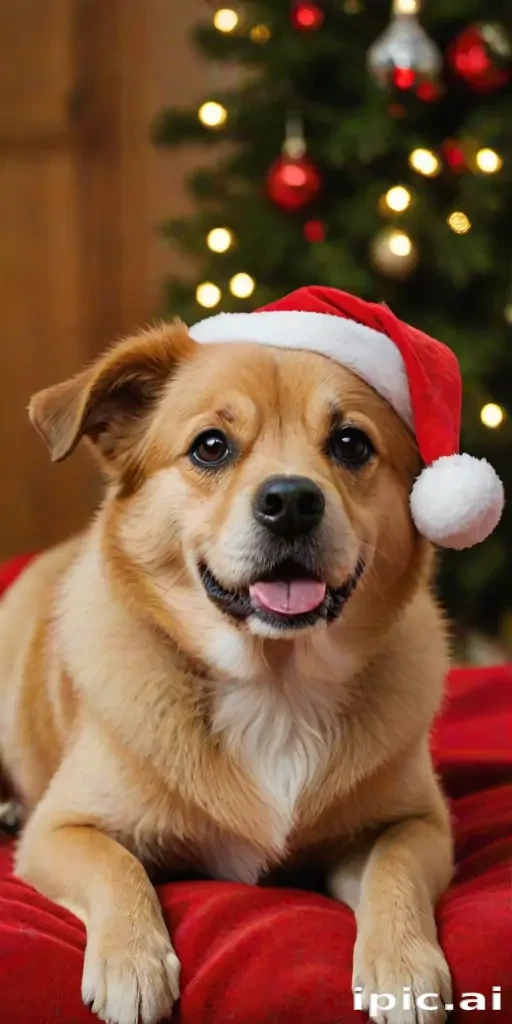christmas dog photos