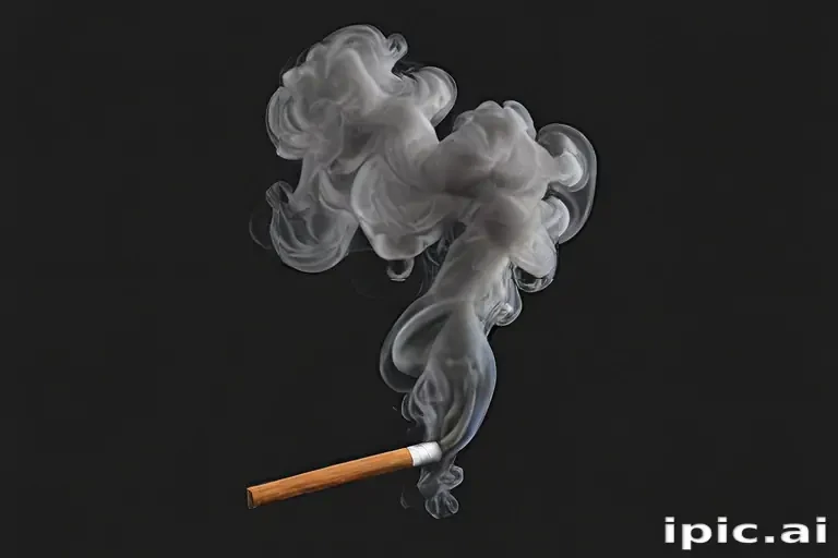 smoke no background