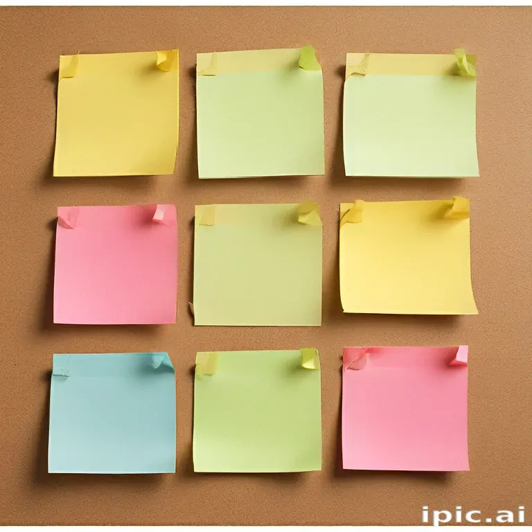 sticky notes png transparent