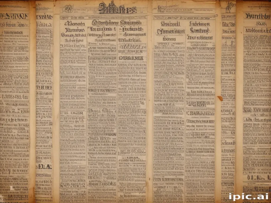 old newspaper background