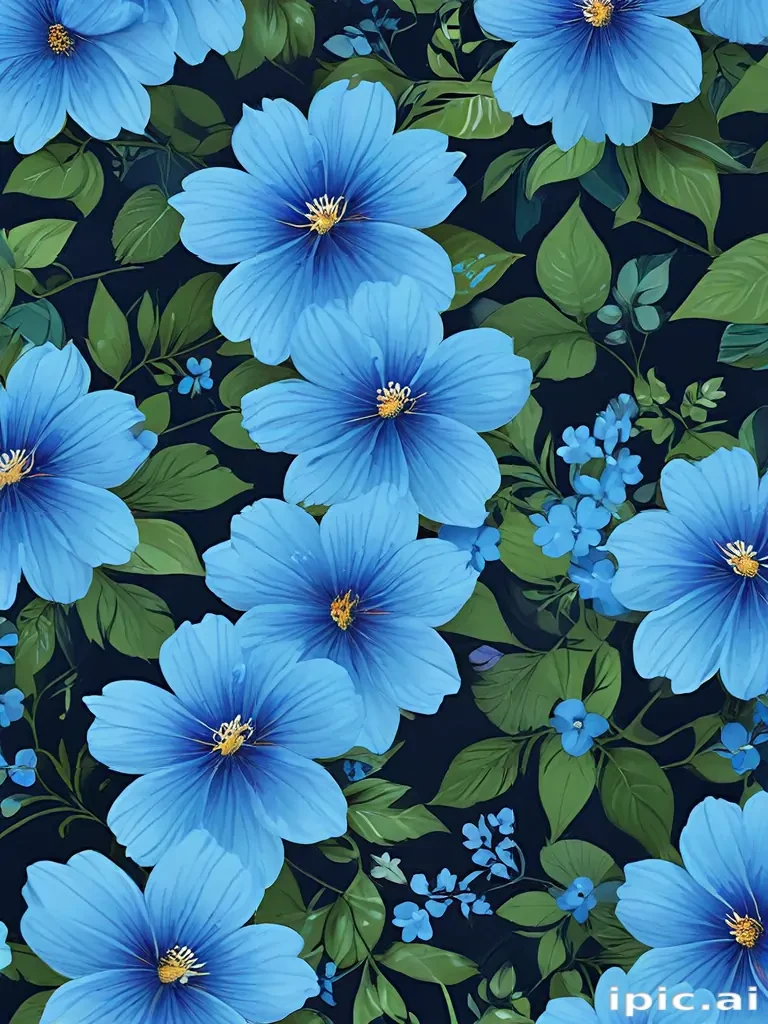 background blue flower