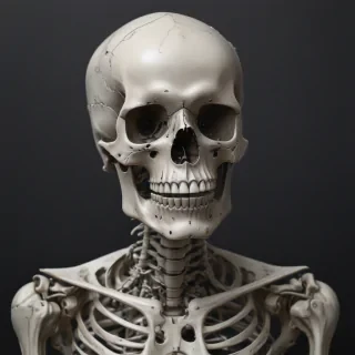 creative skeleton drawings