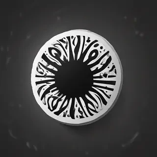 black and white png