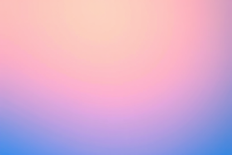 Create a smooth gradient background transitioning from soft peach to deep blue, captured with a DSLR camera at f/8 aperture, ISO 100, shot from a 45-degree angle using a wide-angle lens for enhanced clarity and depth.