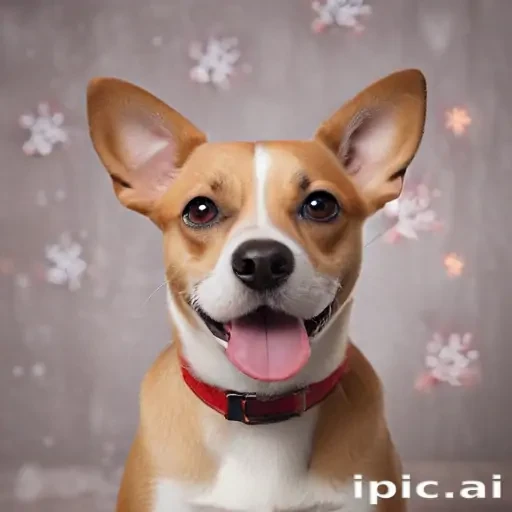 christmas dog background