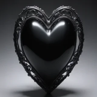 black heart pic