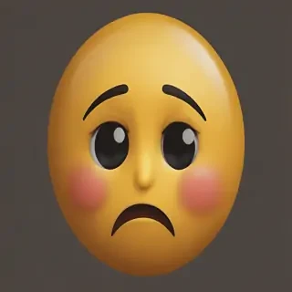 sad face emoji png