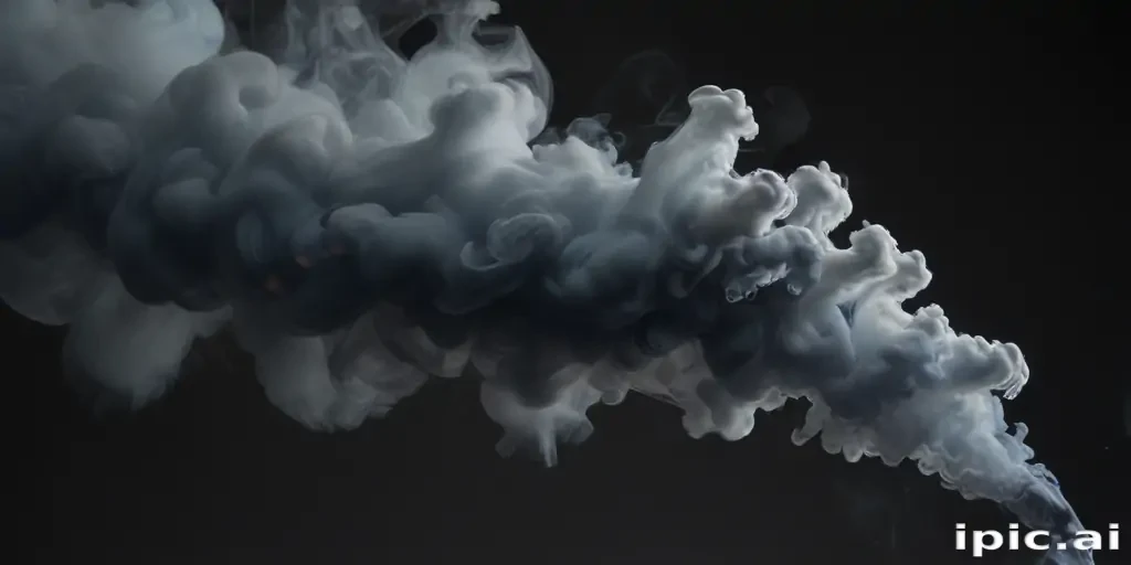 smoke no background