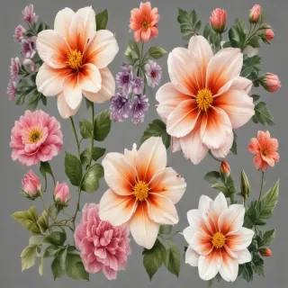 transparent background flower clipart